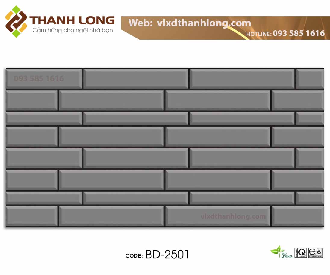 (25x50) Gạch Trang Trí Men Bóng (8v/t = 1m2)